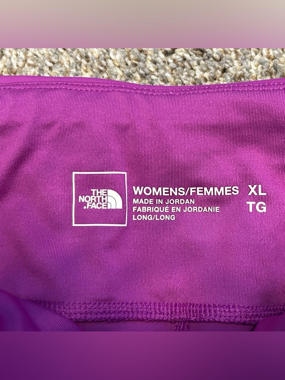 The North Face Trailwear Shorts Womens XL Purple Biker Shorts - Picture 3 of 9